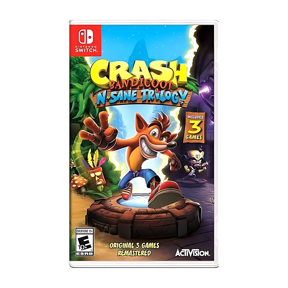 JUEGO NINTENDO SWICTH CRASH BANDICOOT N SANE TRILOGY