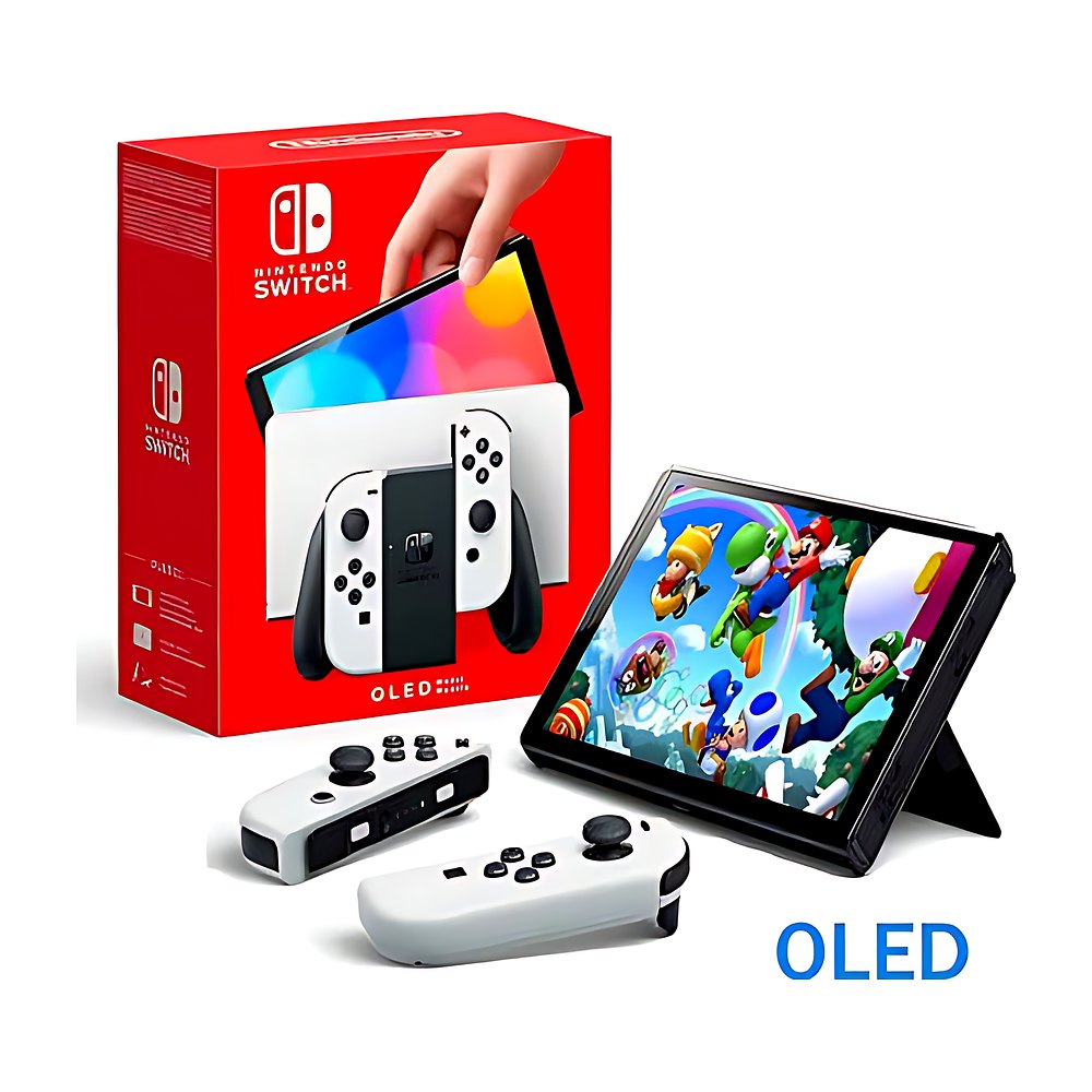 CONSOLA NINTENDO SWITCH OLED - BLANCA-C